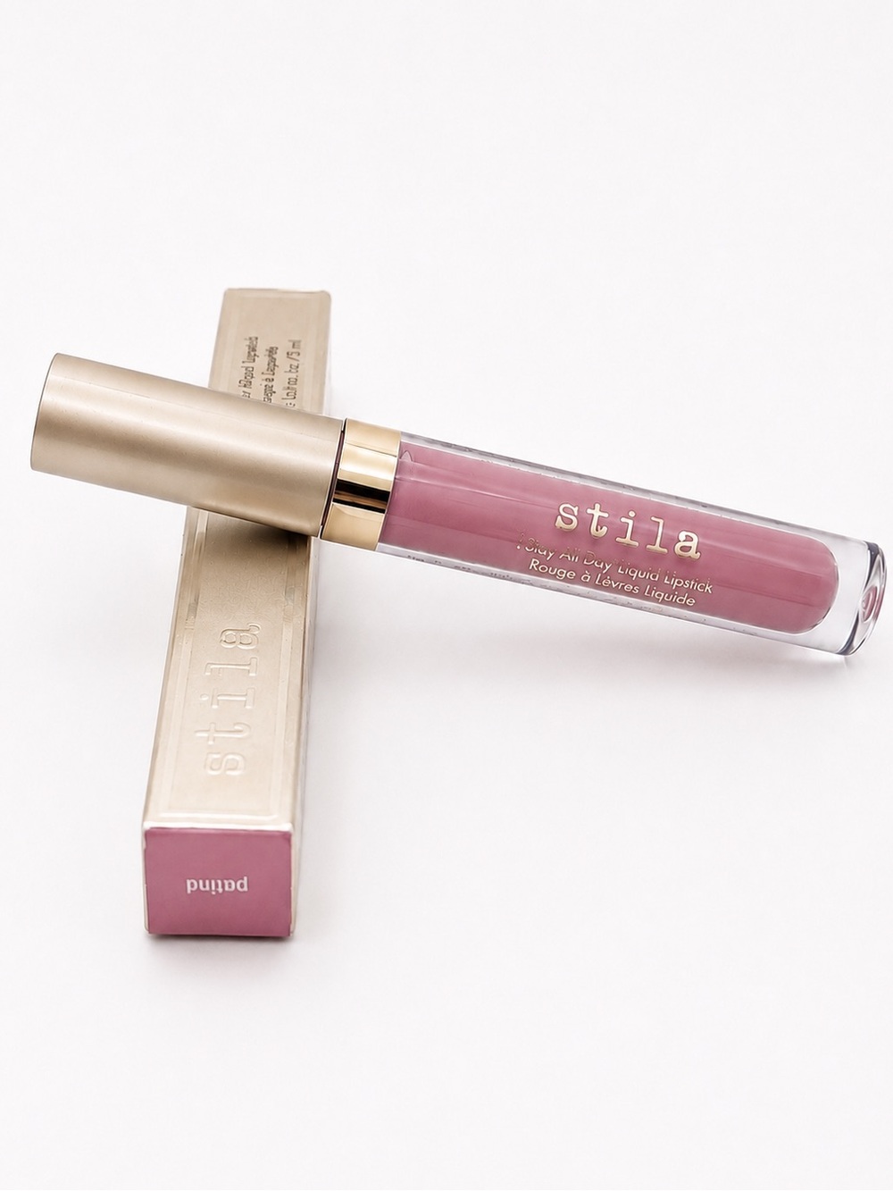 Stila Stay All Day Liquid Lipstick Patina Full Size 0.10 oz Longwear Nude Pink